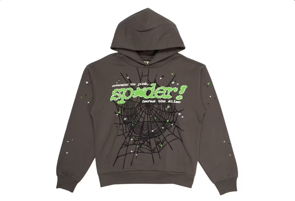 SP5DER Hoodie Punk V2 Slate Grey